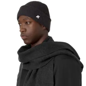 K-Way Berretto Brice Cardigan Stitch Wool K2132HW AZ3 Black Pure Melange