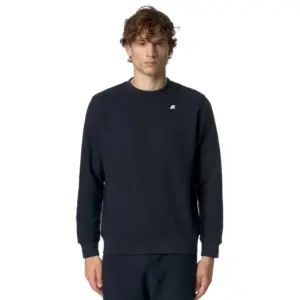 K-Way Felpa senza cappuccio Baptiste Heavy Fleece K8133GW K89 Blue Depth