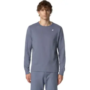 K-Way T Shirt Manica Lunga Elmer JS Peach K8136DW K56 Grey Blue Avio