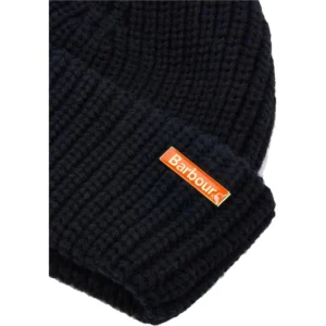 BARBOUR Berretto Lana Mosely Beanie Hat Black MHA0879 BK11 Black