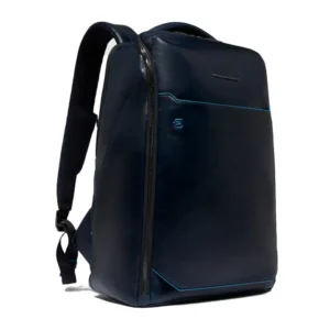 Piquadro Zaino 2 comparti in pelle porta PC 14'' CA6591B2 BLU2 Blu