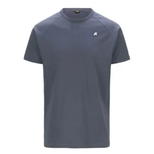 K-Way Uomo T Shirt Edwing JS Peach K2125KW K56 Grey Blue Avio