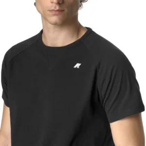 K-Way Uomo T Shirt Edwing JS Peach K2125KW USY Black Pure