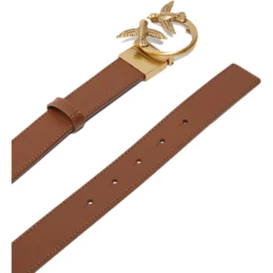 Pinko Belt Love Berry Vitello seta nero Monogramma 100125 A1Z6LZ9Q