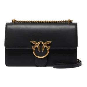 Pinko Love Borsa Classic DC Vitello Seta 100941A0F1Z99Q Black