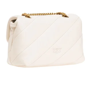 Pinko Love Borsa Mini Puff Cl Sheep Nappa 100039A0F2Z14Q White