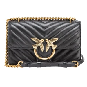Pinko Love One Mini DC 100074A0GK Z99Q Black Old Gold
