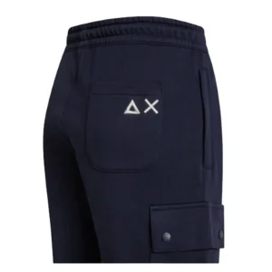 SUN68 Pantalone Cargo F44141 07 Navy