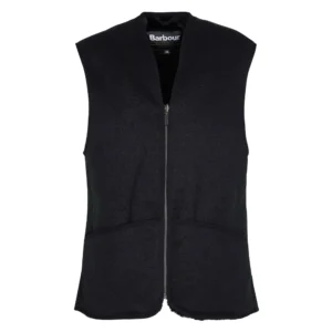BARBOUR Gilet Warm Pile Waistcoat Zip MLI0004 BK11 Black