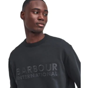 BARBOUR INTERNATIONAL FELPA GIRO MOL0645 BK11 NERO