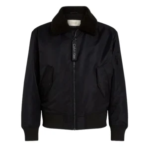 Calvin Klein Aviator Sherpa Jacket J30J326108 BEH Nero