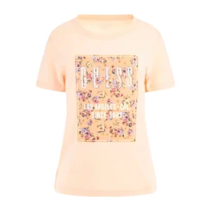 Guess T shirt donna con logo W4YI17 I3Z14 A61E Pesca