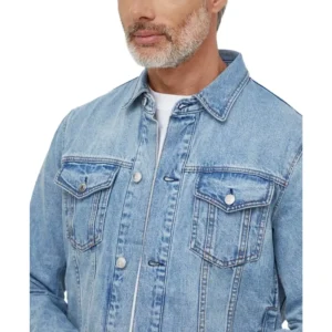 Armani Exchange Giacca Jeans Uomo 8NZBP4 Z2P1Z 1500 Indigo Denim