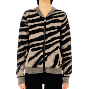 Liu Jo Maglia Zip TF4103MS49IECS A4268 Nero Rose Gold