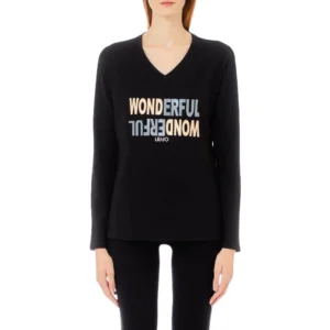 Liu Jo T Shirt Donna TF4207JS088 N9578 Black