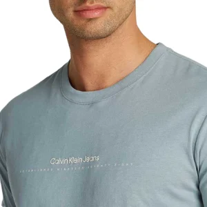 Calvin Klein T shirt uomo MINIMAL LOGO J30J327075PC2 Azzurra