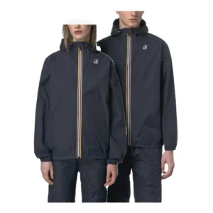 K-Way Giacca Cappuccio Le Vrai 4.0 Claude K2123ZW K89 Blue Depth