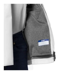 K-Way Giacca Media Donna Madalina Bonded Jersey K3137GW 001 White