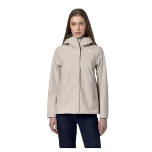 K-Way Giacca Media Donna Madalina Bonded Jersey K3137GW 634 Beige Light