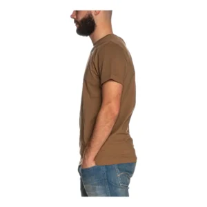 K-Way Uomo T Shirt Edouard K007Je0 045 Brown corda