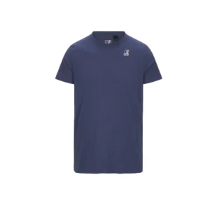 K-Way Uomo T Shirt Edouard K007Je0 867 blue deep
