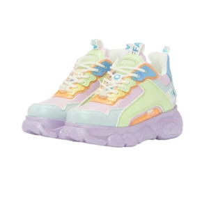 Buffalo Sneakers cld chal vegan 1636379 xe Purple Multicolor