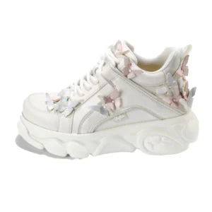 Buffalo Sneakers cld corin vegan 1630696 xe Pearl White