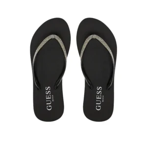 Guess Infradito Flip Flop Rhinestone E5GZ05 BB00F JBLK Jet Black