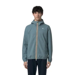 K-Way Jack Stretch Dot Giacca corta uomo K5127QW H04 GREEN IRON