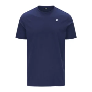 K-Way Uomo T Shirt Odom Jersey K7125UW 867 Blue Deep Cobalt