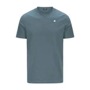 K-Way Uomo T Shirt Odom Jersey K7125UW H04 Green Iron