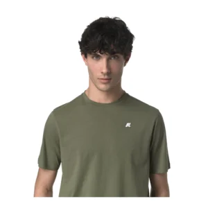 K-Way Uomo T Shirt Odom Jersey K7125UW V15 Green Lichen2