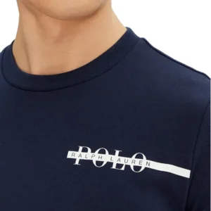 Polo Ralph Lauren T shirt Logo SS crew lounge top 714962528005 Navy