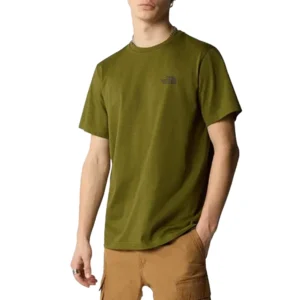 The North Face t shirt maniche corte uomo Simple Dome NF0A87NGPIB1 Olive