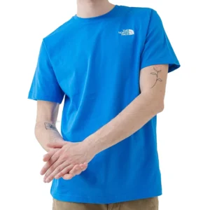 The North Face t shirt maniche corte uomo Vertical NF0A89FPT4S1 Hero Blue