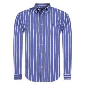 Tommy Hilfiger Camicia MW0MW385600A4 Blu White