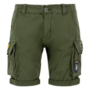 Alpha Industries Crew Short Patch 186209 142 dark olive