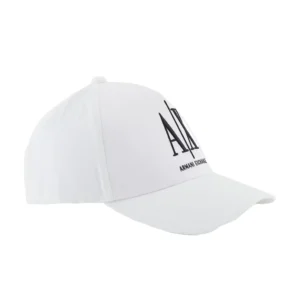 Armani Exchange capello con visiera uomo 954047 CC811 00010 Bianco