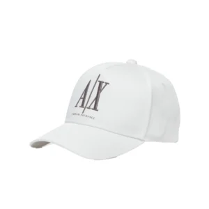 Armani Exchange cappello con visiera baseball uomo XM000811 AF13343 U00009 Off White