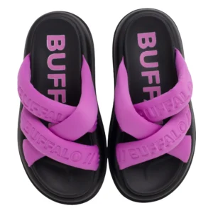 Buffalo Palm Cross vegan lycra 1602279XE Purple Black