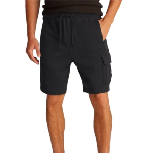 Calvin Klein Bermuda uomo Woven Label J30J327284BEH Black