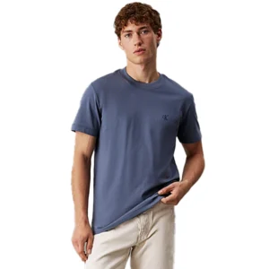 Calvin Klein T shirt uomo Heavy Regular J30J326683PCP Grisaille
