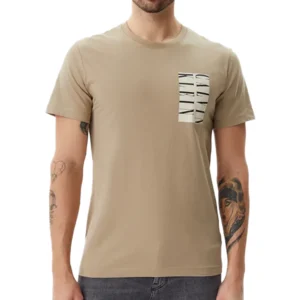 Calvin Klein T-shirt uomo Serif Box J30J327474HIO Tree house