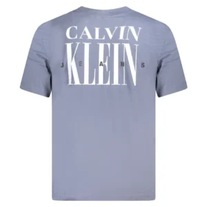 Calvin Klein T shirt uomo Serif Font J30J327473PCP Grisaille