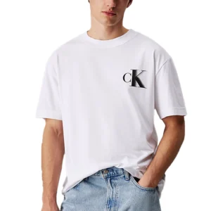 Calvin Klein T-shirt uomo bold CK J30J327475YAF Bright White
