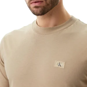Calvin KleinT-shirt uomo Woven Label Regular J30J327100HIO Tree House