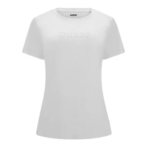 Guess T-Shirt Donna Briana V3BI11 J1314 G018 Salt White