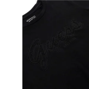 Guess T-Shirt Donna Script Lace W5RI08 K9RM1 JBLK Jet Black