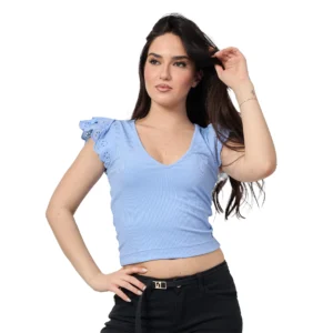 Guess Top donna dahlia Sangallo W5GP56 KCV52 G7JD Dusty azure
