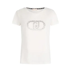 Liu Jo T shirt donna maniche corte TA5173JS003ECS M9294 White Milk